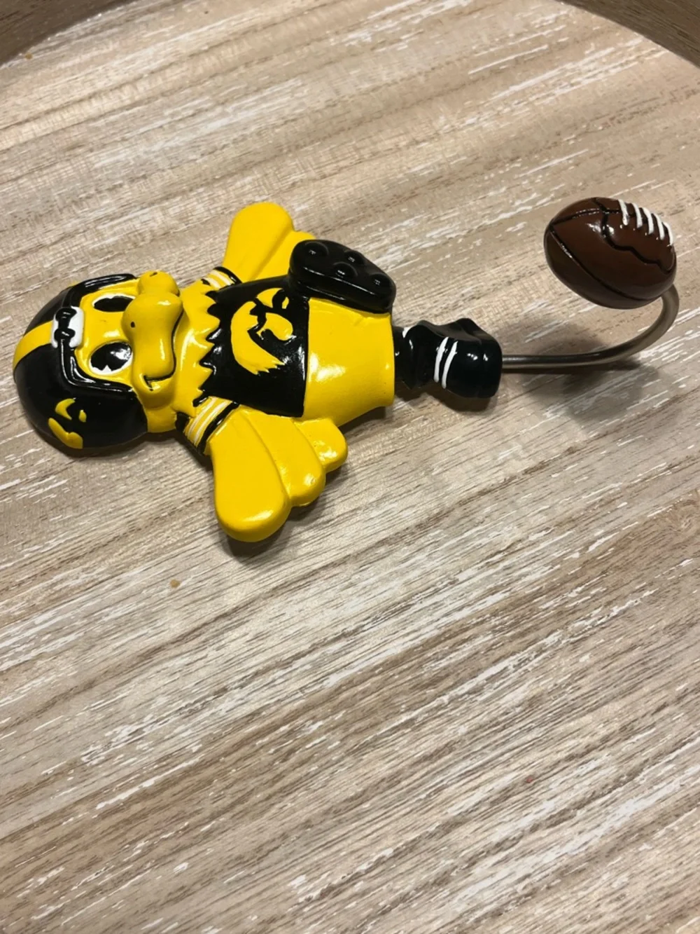 The University of Iowa “Herkey the Hawk” Wall Hook